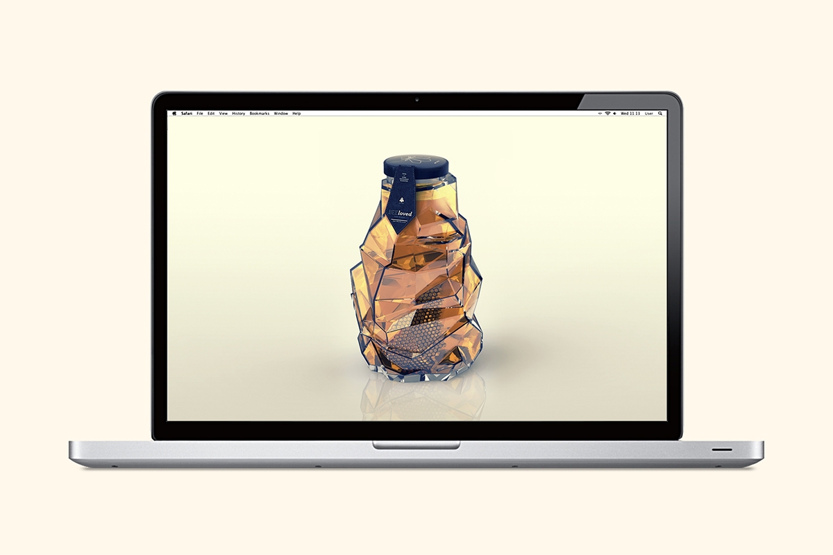 BEEloved honey蜂蜜創(chuàng)意包裝設計電腦運用1