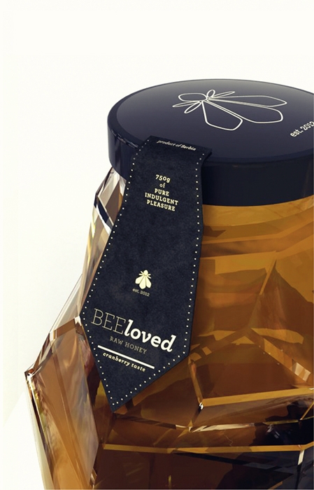 BEEloved honey蜂蜜創(chuàng)意包裝設計細節(jié)圖