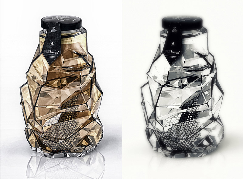 BEEloved honey蜂蜜創(chuàng)意包裝設計展示3