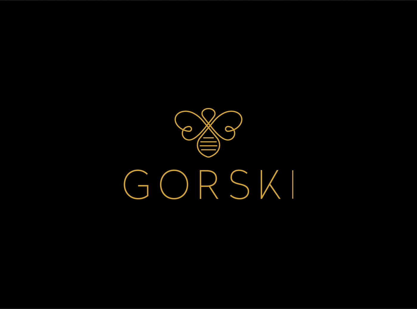   GORSKI蜂蜜標(biāo)志