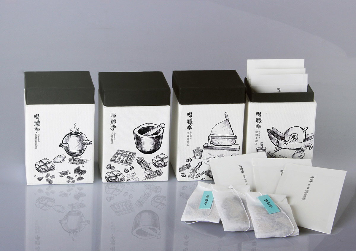 茶葉插畫包裝設計