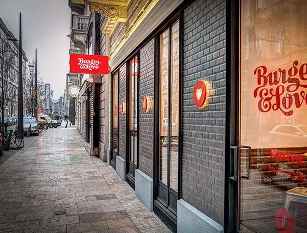 漢堡店鋪