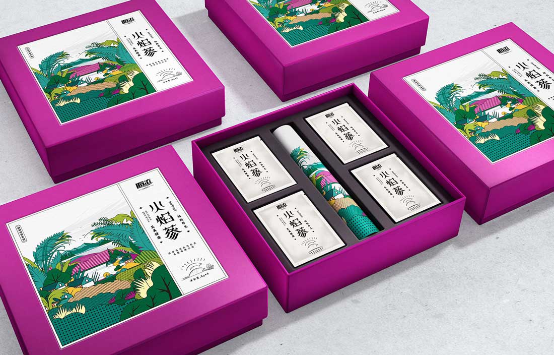 火焰蔘茶包裝設(shè)計(jì)