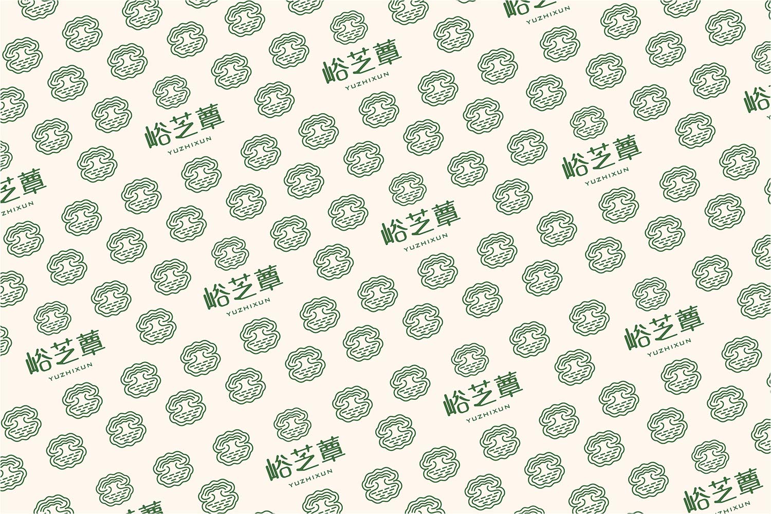 峪芝蕈logo設(shè)計延展1