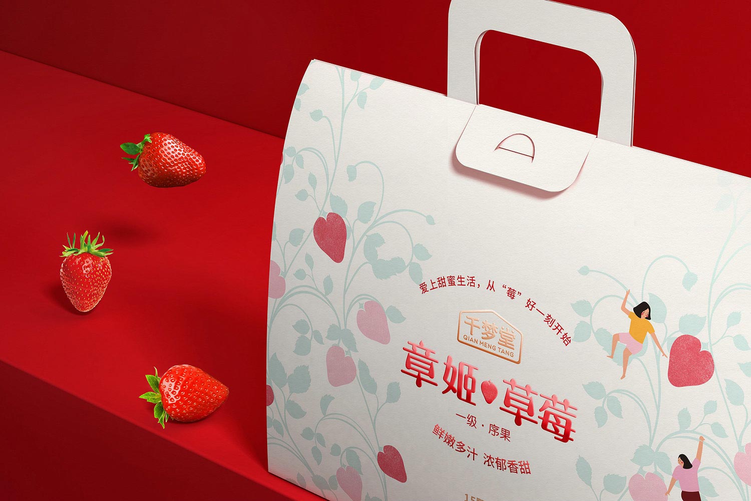 章姬草莓包裝設(shè)計(jì)
