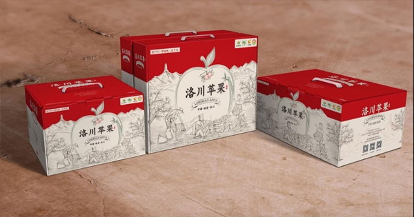 西安，農(nóng)副產(chǎn)品，特產(chǎn)，蘋果，包裝設(shè)計(jì)