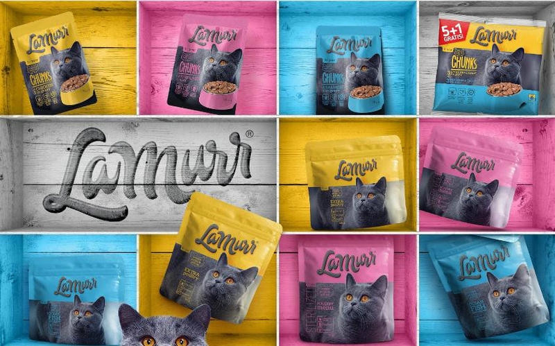 自愛貓糧的品牌和包裝設計！