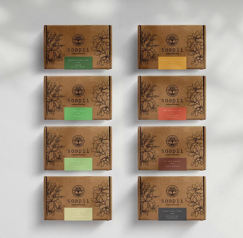 越南手工皂包裝設(shè)計