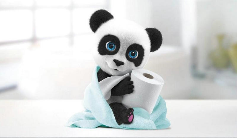 Pandoo衛(wèi)生卷紙包裝袋設(shè)計