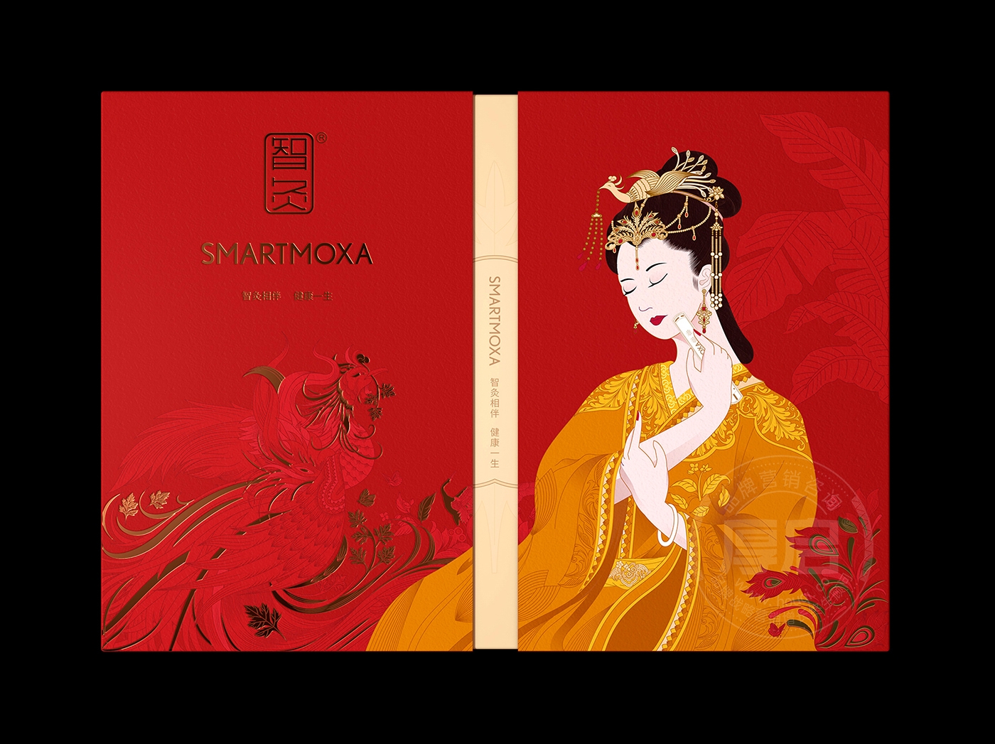 東方古風(fēng)藥妝禮盒套裝包裝設(shè)計-厚啟包裝設(shè)計